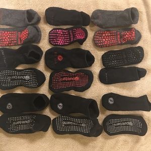 Pure Barre Sticky Socks-9 Pairs